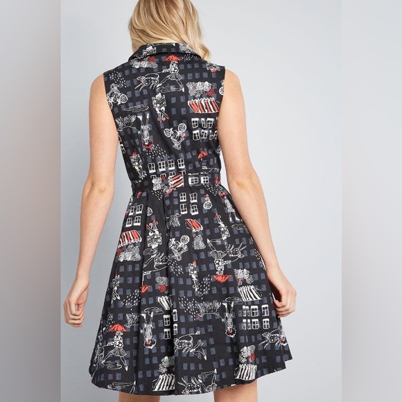 NWOT ModCloth Community Brunch Shirt Dress Size Small - Picture 3 of 16